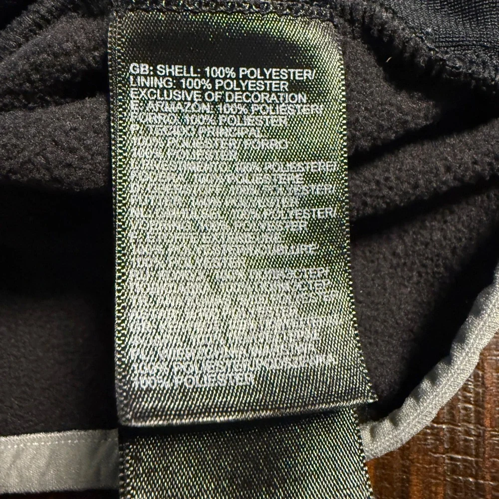 The North Face Mens XL‎ Quarter Zip Fleece Pullover Grey Colorblock Jacket
